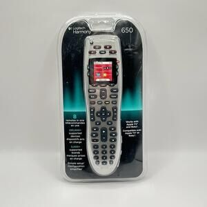 Logitech Harmony 650 Universal Color Screen Remote - Silver